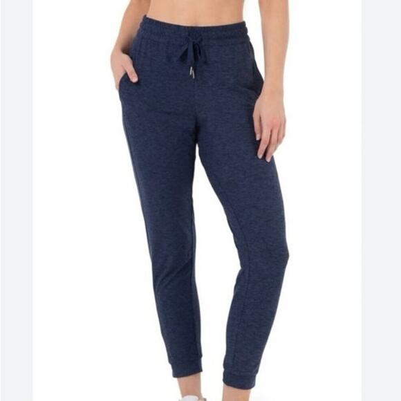 Aerie Pants - Aerie Chill. Play. Move. Navy Blue Jogger Pants Drawstring Waist Size M EUC
